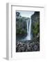 Jeongbang Pokpo Waterfall, Island of Jejudo, UNESCO World Heritage Site, South Korea, Asia-Michael-Framed Photographic Print