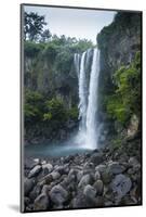 Jeongbang Pokpo Waterfall, Island of Jejudo, UNESCO World Heritage Site, South Korea, Asia-Michael-Mounted Photographic Print