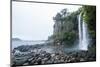 Jeongbang Pompom Waterfall, Jejudo Island, South Korea-Michael Runkel-Mounted Photographic Print