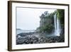 Jeongbang Pompom Waterfall, Jejudo Island, South Korea-Michael Runkel-Framed Photographic Print