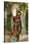 Jephthah 's daughter by J James Tissot - Bible-James Jacques Joseph Tissot-Stretched Canvas