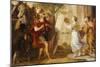 Jepthah Greeted by His Daughter-Erasmus Quellinus-Mounted Giclee Print