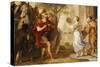 Jepthah Greeted by His Daughter-Erasmus Quellinus-Stretched Canvas