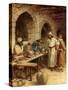 Jeremiah and the potter - Bible-William Brassey Hole-Stretched Canvas