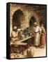 Jeremiah and the Potter-William Brassey Hole-Framed Stretched Canvas