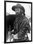 JEREMIAH JOHNSON, 1972 directed by SYNEY POLLACK Robert Redford (b/w photo)-null-Framed Photo