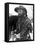 JEREMIAH JOHNSON, 1972 directed by SYNEY POLLACK Robert Redford (b/w photo)-null-Framed Stretched Canvas