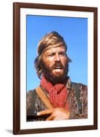 JEREMIAH JOHNSON, 1972 directed by SYNEY POLLACK Robert Redford (photo)-null-Framed Photo