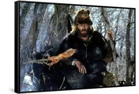 JEREMIAH JOHNSON, 1972 directed by SYNEY POLLACK Robert Redford (photo)-null-Framed Stretched Canvas