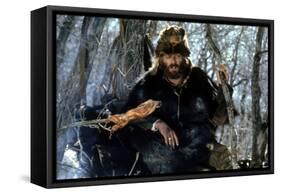 JEREMIAH JOHNSON, 1972 directed by SYNEY POLLACK Robert Redford (photo)-null-Framed Stretched Canvas