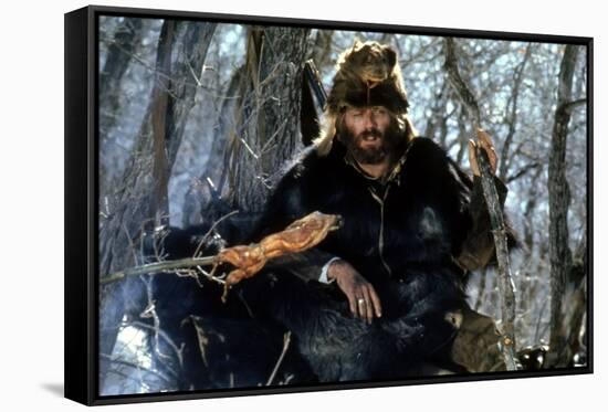 JEREMIAH JOHNSON, 1972 directed by SYNEY POLLACK Robert Redford (photo)-null-Framed Stretched Canvas