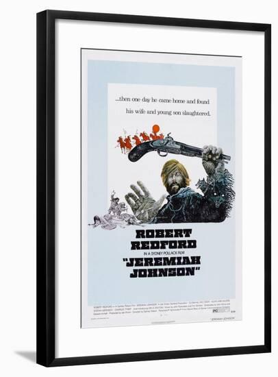 Jeremiah Johnson, Robert Redford, 1972-null-Framed Art Print