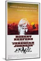 Jeremiah Johnson, Top: Robert Redford, 1972-null-Mounted Art Print