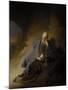 Jeremiah Lamenting the Destruction of Jerusalem, 1628-Rembrandt van Rijn-Mounted Art Print