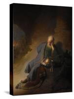 Jeremiah Lamenting the Destruction of Jerusalem, 1630-Rembrandt van Rijn-Stretched Canvas