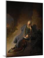 Jeremiah Lamenting the Destruction of Jerusalem, 1630-Rembrandt van Rijn-Mounted Giclee Print