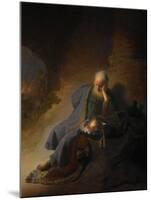 Jeremiah Lamenting the Destruction of Jerusalem, 1630-Rembrandt van Rijn-Mounted Giclee Print