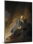Jeremiah Lamenting the Destruction of Jerusalem-Rembrandt van Rijn-Mounted Giclee Print