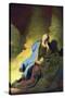 Jeremiah Mourning over the Destruction of Jerusalem-Rembrandt van Rijn-Stretched Canvas