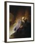 Jeremiah Mourning the Destruction of Jerusalem-Rembrandt van Rijn-Framed Giclee Print