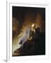 Jeremiah Mourning the Destruction of Jerusalem-Rembrandt van Rijn-Framed Giclee Print