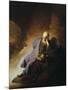 Jeremiah Mourning the Destruction of Jerusalem-Rembrandt van Rijn-Mounted Giclee Print