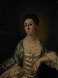Portrait of Marcy Olney, C.1771-Jeremiah Theus-Stretched Canvas