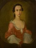 Portrait of Marcy Olney, C.1771-Jeremiah Theus-Stretched Canvas