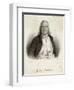 Jeremy Bentham Philosopher and Economist-J. Thomson-Framed Art Print