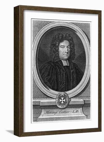 Jeremy Collier,Churchman-J van der Gucht-Framed Art Print