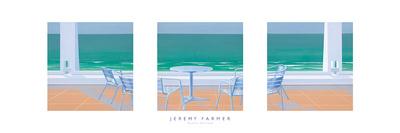 Sunlit Terrace-Jeremy Farmer-Mounted Giclee Print