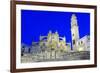 Jerez de la Frontera Cathedral at night, Jerez de la Frontera, Cadiz province, Andalucia, Spain, Eu-Stuart Black-Framed Photographic Print