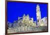 Jerez de la Frontera Cathedral at night, Jerez de la Frontera, Cadiz province, Andalucia, Spain, Eu-Stuart Black-Framed Photographic Print