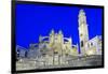 Jerez de la Frontera Cathedral at night, Jerez de la Frontera, Cadiz province, Andalucia, Spain, Eu-Stuart Black-Framed Photographic Print