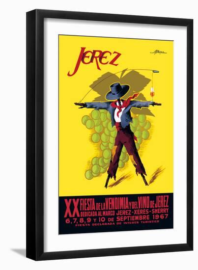 Jerez Fiesta de la Vendimia XX-Perez-Framed Art Print