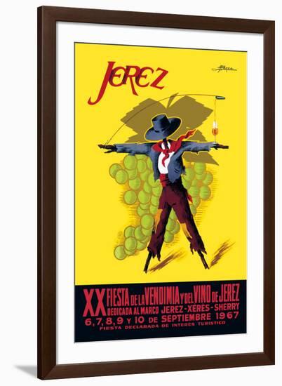 Jerez Fiesta de la Vendimia XX-Perez-Framed Art Print