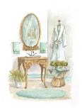 Watercolor Bath in Spice II-Jerianne Van Dijk-Framed Art Print