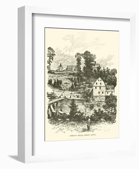 Jericho Mills, North Anna, May 1864-null-Framed Giclee Print