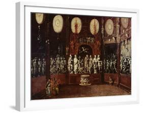 Jeroboam in the Temple of the Pagan Gods-Monsu Desiderio-Framed Giclee Print