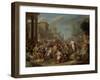 Jeroboam Sacrificing to the Idols-Jacques Ignatius De Roore-Framed Art Print