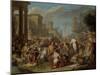 Jeroboam Sacrificing to the Idols-Jacques Ignatius De Roore-Mounted Art Print