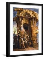 Jerome in the Desert, Late 15th Century-Ercole de' Roberti-Framed Giclee Print