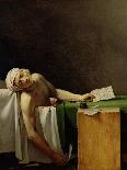 The Death of Marat, after the Original by Jacques-Louis David-Jerome Martin Langlois-Giclee Print