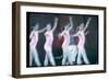 Jerome Robbins as Ringmaster and Children of New York City Ballet Performing in Circus Polka-Gjon Mili-Framed Photographic Print