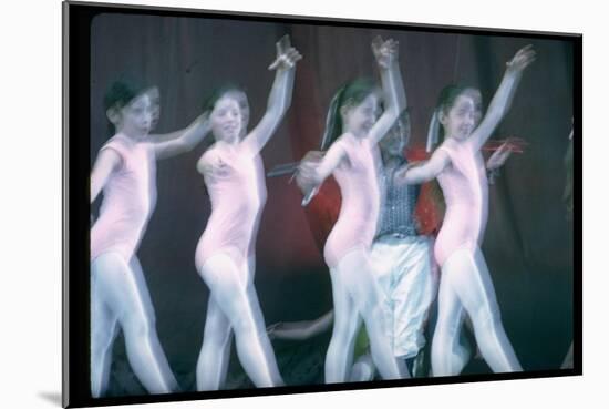 Jerome Robbins as Ringmaster and Children of New York City Ballet Performing in Circus Polka-Gjon Mili-Mounted Photographic Print