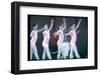 Jerome Robbins as Ringmaster and Children of New York City Ballet Performing in Circus Polka-Gjon Mili-Framed Photographic Print