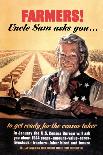 Farmers! Uncle Sam Asks You-Jerome Rogen-Mounted Art Print