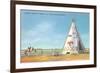 Jerome's Tepee, Grand Island, Nebraska-null-Framed Premium Giclee Print