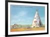 Jerome's Tepee, Grand Island, Nebraska-null-Framed Premium Giclee Print