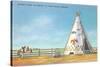 Jerome's Tepee, Grand Island, Nebraska-null-Stretched Canvas